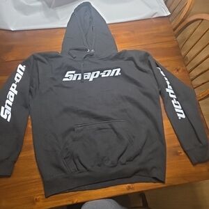 Snap-On Licensed Adult Black Pullover Hooded Sweatshirt Hoodie 3XL